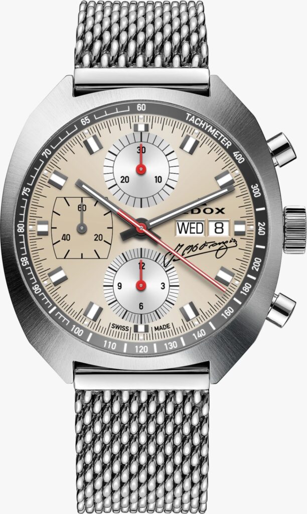 Edox presenta una Edición Limitada en homenaje a Juan Manuel Fangio