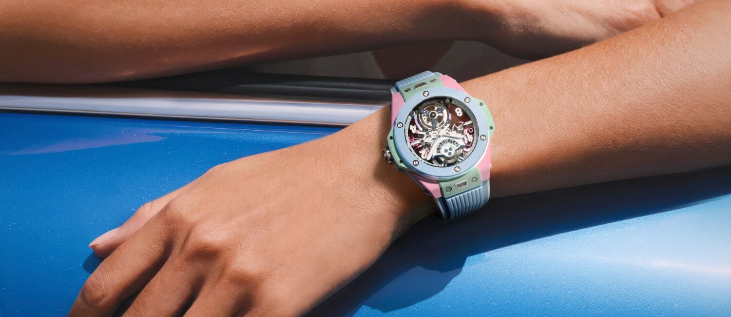 Cerámica y tonos pastel: la tendencia que Hublot lleva a la alta relojería el próximo verano