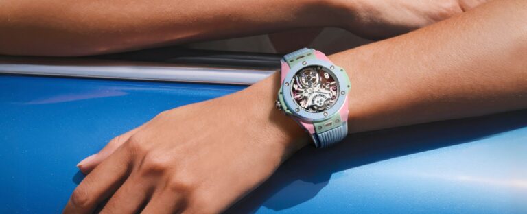 Cerámica y tonos pastel: la tendencia que Hublot lleva a la alta relojería el próximo verano